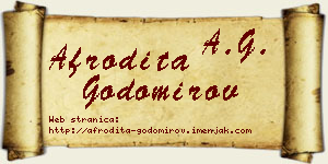 Afrodita Godomirov vizit kartica